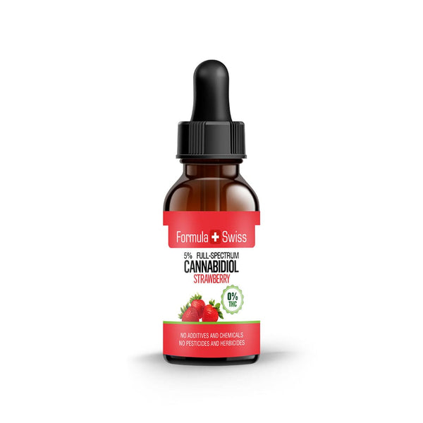 Óleo CBD em Óleo de Morango 0,2% THC