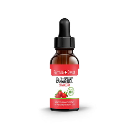 Óleo CBD em Óleo de Morango 0.0% THC