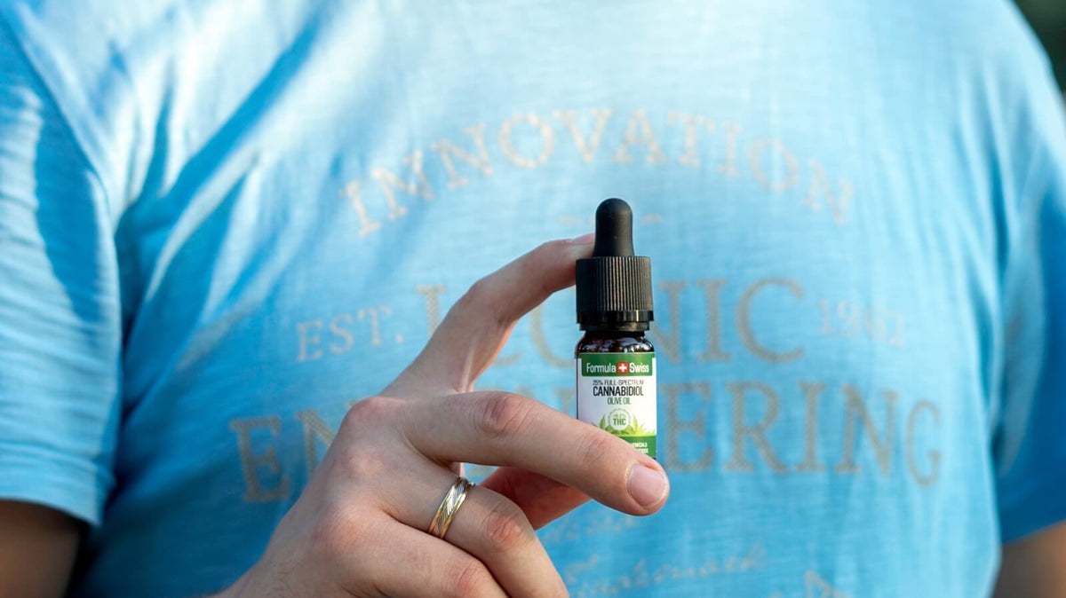 Formula Swiss óleo CBD orgânico em azeite de oliva