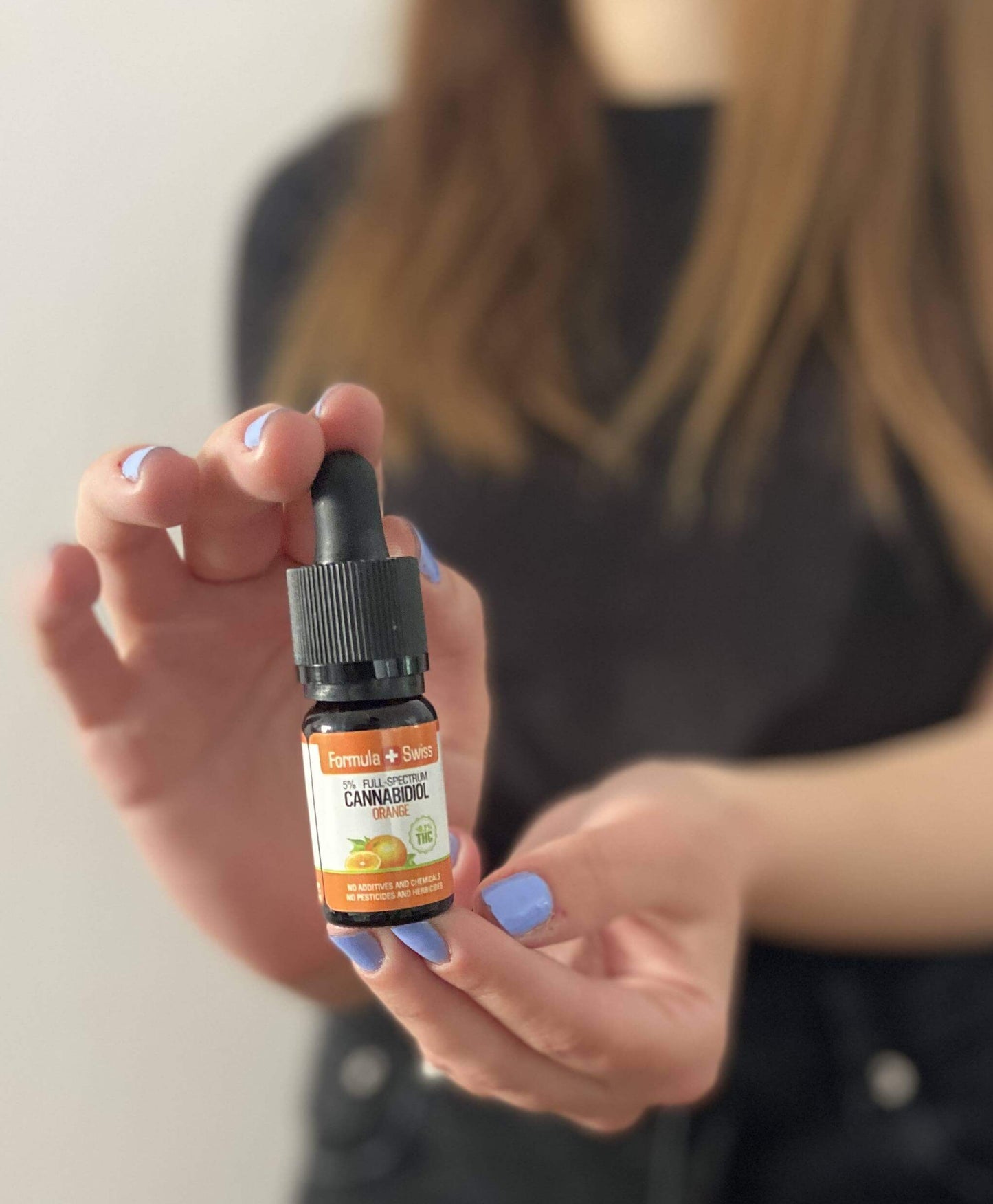 Formula Swiss óleo CBD orgânico em óleo de laranja