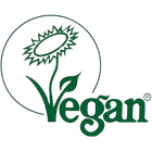 Formula Swiss logotipo vegano com um design verde de girassol e folha.